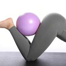 1个迷你瑜伽球，臀部锻炼球，健身普拉提防爆小球，通用草球，适用于瑜伽、普拉提、体操和健身 - 彩色 - 查看 8