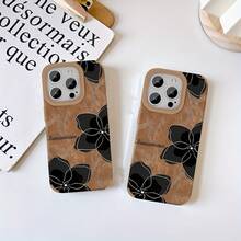 Funda compatible con phone 16 Pro, 15/14 Plus, 13/12/11. Esta funda retro de piel sintética presenta un diseño pintado a mano en color marrón. Ofrece un estilo moderno y una amortiguación de alta calidad. Ideal tanto para hombres como para mujeres. - Colores mixtos 2 - Ver 8
