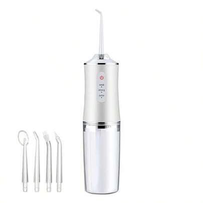 1 pieza Portable Oral Irrigator Pro: Professional & Effective Oral Cleaning Anywhere de varios colores para festivales,Blanco