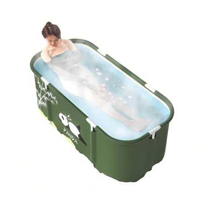 Bañera Portátil Plegable - Aislamiento Fuerte, No Requiere Instalación, Ideal para Uso en Casa y Piscina, Versátil para Baños de Hielo y Caliente