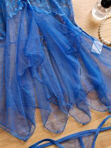 2件套情趣内衣性感火辣网纱透视可爱薄纱睡裙诱惑套装女士