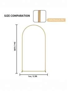 圣诞节 1/2/3 件套金属拱形背景架，派对拱形装饰套装，适用于婚礼/生日派对/迎婴派对/毕业典礼家居装饰新年礼物