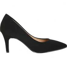 CITYCLASSIFIED Comfort Coen ~ Women's Medium Heel Extra Cushion Foam Sole Pumps ShoesChristmas - 米色漆皮 - 查看 2