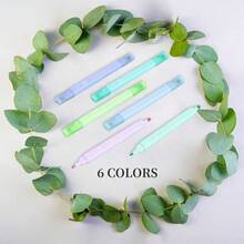 6 Pack Bible Highlighters And Pens No Bleed Aesthetic Cute Highlighters, Assorted Colors Quick Dry Marking Pen Study Journaling Office School Supplies