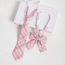 Um Conjunto da Moda de Laços de Gravata Adequados para Uniformes Escolares, Combinados com Uniformes JK, Cosplay para Festivais, Uso Diário