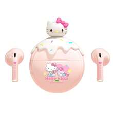 SANRIO Cake Doll EJ-910 卡通可爱真无线耳机，半入耳式降噪HIFI触控运动游戏耳机，生日礼物 - 彩色 - 查看 9