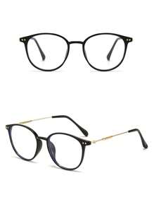 Men's Black Oversized Fashion Daily Wear Glasses
