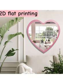 Espejo de pared acrílico minimalista moderno de doble capa - Forma única, diseño elegante, estilo art decó octagonal, adecuado para salas de estar, dormitorios y baños - Regalos para el Día del Padre y el Día de la Madre, actualización de dormitorio | Estilo art decó | Acentos de grano de madera natural, decoración de pared de espejo plano, baño, sala de estar, dormitorio, decoraciones de pared del baño, Navidad, días festivos