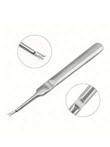 1/2 piezas Cortaúñas y empujador de cutículas profesional de acero inoxidable, herramientas para el cuidado de uñas y pies, sin olor