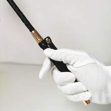 BLUECC Riding Crop For Horse, Horse Whip With PU Leather Equestrianism Horse Crop Double Slapper Horse Whip Black Crops For Horses