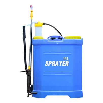 Pulvérisateur à Pression 16L, Pulvérisateur de Jardin, Pulvérisateur à Main with Buse Réglable for the Jardinage, la Fertilization et le Nettoyage, Bleu