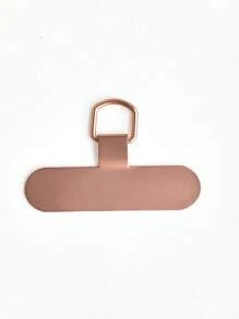 1pc Ultra Thin Metal Mobile Phone Pad, Phone Lanyard Connection Piece, Anti-Drop, Anti-Lost, Hanging Phone Chain Connector Pad Gifts For Mother, Family, Friends, Birthday, Holiday Phone Charm