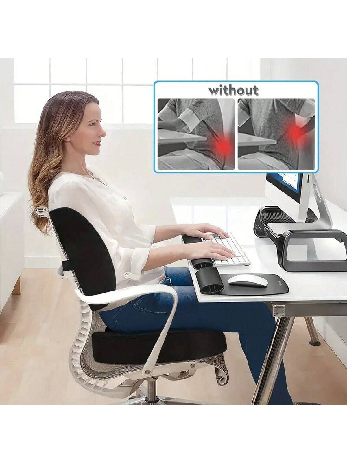 1 طقم، 2 قطعة من مجموعة وسادة رغوة الذاكرة بطيئة ا...