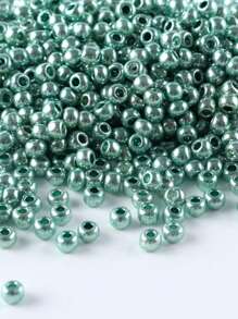 GO2CJBEADS 10g Multicolor 2mm Silverline Round Rocailles Glass Seed Beads For Bracelet Diy - Alabaster - View 38