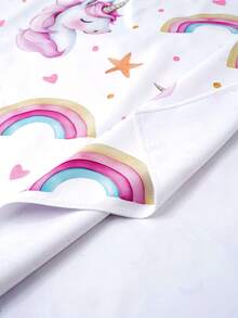 1PC Children's Fleece Bathrobe With Hood,Children's Beach Towels, Swimming Pool Towel, Bath Towel, Bath Towel - Multicolor - View 7