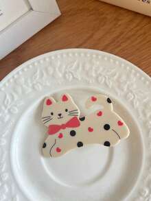 1pc Cute Cartoon Dog Design Hair Clip, Adorable Bangs/Side Clip, Rhinestone Decor, Fashionable Accessory, Claw Clips