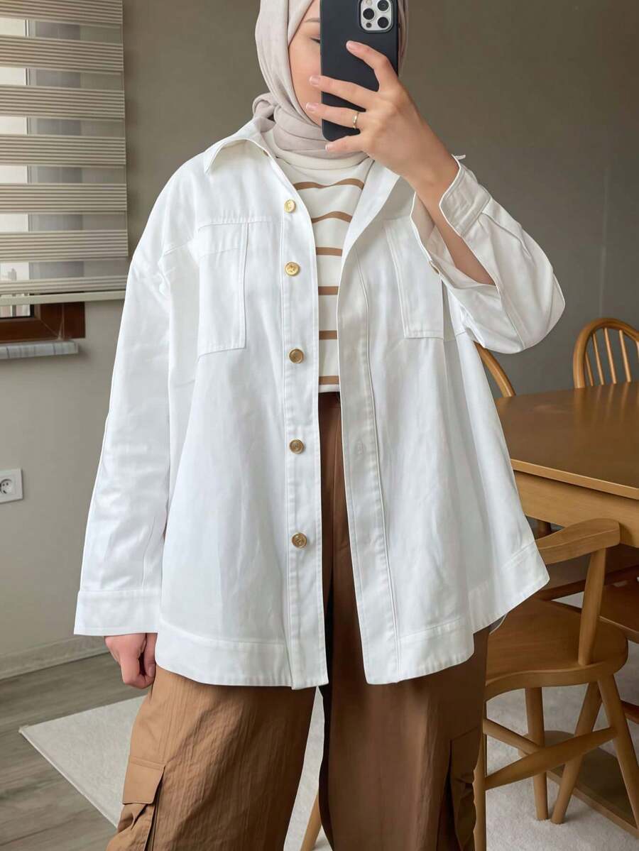 女士时尚休闲衬衫，适合所有季节