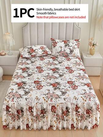 A Boho-Style Bed Skirt, 360° Fully Wrapped Skirt, Non-Slip Design Strong Adaptability, No Mattress And Bed Type, Available In All Seasons, Flexible Scene Switching, Taking Into Account Beauty And Durability, Adapting To Multi-Style Homes, Making A "Soft Decoration Finishing Artifact", The Best Holiday Surprise Gift