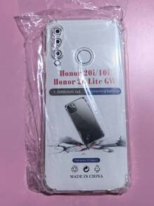 3pcs Transparent Four-Corner Anti-Fall Case Compatible With Huawei/Honor Series, Huawei/Honor Transparent Four-Corner Anti-Fall Phone Case, Phone Case, Phone Protective Cover, Phone Shell, Phone Sleeve, Anti-Fall Phone Case, Transparent Phone Case, Minimalist Phone Case, Solid Color Phone Case, Transparent Phone Case, TPU Anti-Fall Phone Case (Military-Grade Anti-Fall)
