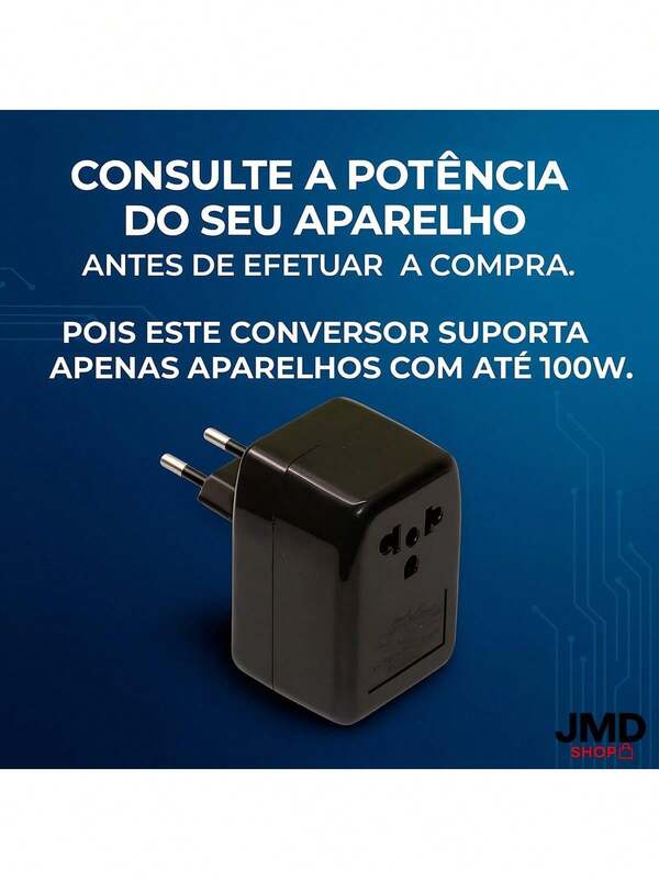 Tomada Transformador de energia 10v Para 220v E 220v Para 110v 100w