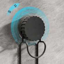 Rotierender Saugnapf Waschbecken Aufbewahrungshaken, einfache Installation, wiederverwendbar, multifunktionale Badezimmer Waschbecken Aufbewahrung