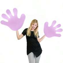 1pc Bachelorette Party Decoration Foam Finger Ring, Engagement Bride Bridesmaid Gift, Wedding Shower Prop, Foam Finger Sleeve