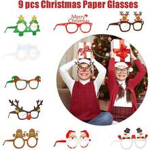 47 Pcs Christmas Photo Booth Props Set Party Glasses, Christmas Party Supplies Christmas Pose Sign Kit For Adults Kids Party Decorations, Christmas Eyeglasses Xmas Props For Photoshoot For Selfie - Multicolor - View 3