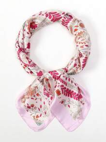 1pc Paisley Printed Bandana Headband Handbag Decoration Silk Square Scarf Suitable For Daily Use Bandana,Hair Band,Head Band Ideal For Dressing Up Your Look