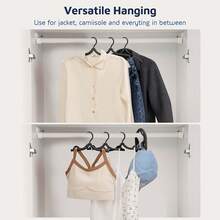 5 Pcs Travel Hangers For Seamless Packing And Organization On Every Trip, Portable Folding Hangers For Suitcase And Carry-On, RV, Cruise, Plane, Camping, Vacation Essentials, Multicolor Set, Space-Saving Wardrobe Helpers For Clothes, Jackets, Tops, Dresses, Skirts, And Garments, Lightweight Travel Accessories That Maximize Closet Space And Quick-Dry Convenience - Multicolor - View 4