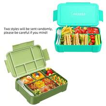 1PC Leak Proof Bento Lunch Box, 6 Compartment Bento Lunch Box For Kids, 1330ML Bento Lunch Container For Adults And Kids, Large Size, Easy To Clean, Kids Lunch Box,Microwave, Dishwasher And Freezer Are Available(Two Styles Are Sent Randomly) - 1 Item - View 14