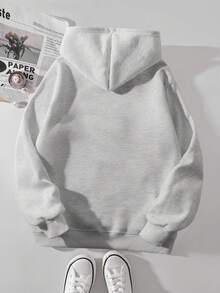 Envío Local - Sudadera con Capucha de Moda para Damas con Patrón de Husky Siberiano "Te Entiendo..." - Sudadera Rosa Rosa con Bolsillos Laterales, Sudadera Cómoda para Amantes de Perros - Regalo de Invierno Perfecto, Tela Cálida y Suave, Diseño Lindo, Ropa Casual - Gris - Ver 5