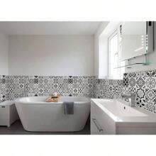 Blue Wallpaper Glossy Surface Thicken Waterproof Contact Paper Decorative Self Adhesive Film Peel And Stick Wallpaper Decorative Wall Paper For Countertop Shelf Drawers Liner 17.7x78.7