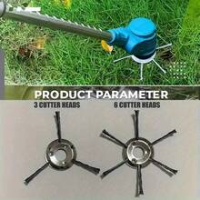 1pc Steel Wire Remover Disc, Twist Grass Cutter Head, Easily Uproot Weeds, Suitable For Large Area High-Efficiency Weeding, Applicable To Various Terrains, Gardening Assistant