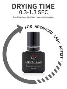 1支黑色睫毛嫁接胶水 10ml，超强粘合力，防水，低致敏性，1秒速干，低烟睫毛胶水，可延长睫毛，专业睫毛嫁接胶水，持久7周以上，适用于半永久嫁接/专业睫毛产品（仅限专业人士使用，禁止个人使用） - 黑色 - 查看 7