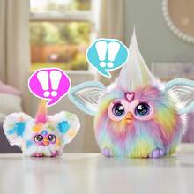 Hasbro Furby Furblets Loo-Lay 迷你朋友，超过 45 种音效和音乐，只会说 Furbish 语，电子毛绒玩具，多种颜色，返校礼物，适合 6 岁及以上儿童 - LOO-LAY - 查看 10