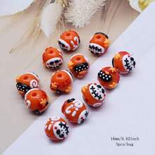 5 Stücke Halloween Perlen, geeignet zum Herstellen von Armbändern und Halsketten