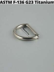 1 件 G23 钛合金 Cz 耳软骨耳屏氧化锆 D 形中隔响片杠铃螺旋耳环 Rook Sung 耳垂穿孔珠宝 - 如圖 - 查看 13