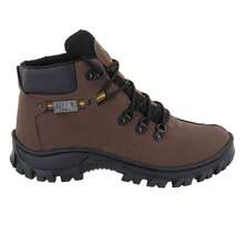 Men's Adventure Boot, Trail-Resistant Combat Boot, Non-Slip Sole - 鏽棕色 - 查看 3