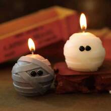 Halloween Injured Candle Wax Mold, Gypsum Resin Fragrance Stone Home Decor Mold