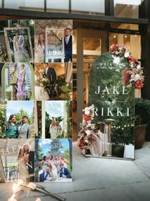 1 autocolant/decal personalizat pentru oglindă, pentru nuntă, întâlnire, ziua de naștere, aniversare, cadou DIY, lucrat manual, scris de mână, autocolant de nuntă, autocolant cadou. Autocolant holografic cu nume pentru pahar, cană, rolă, balon, autocolant caligrafic, nume de pahar, decor cutie cadou, autocolant personalizat cu text cu sclipici, potrivit pentru toate suprafețele netede, lucios, de unică folosință, ambianță caldă.