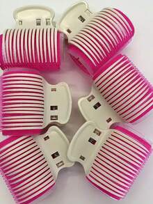 12pcs Professional Curling Rollers, Durable Plastic Hair Styling Clips, 6 Rollers & 6 Clips, Salon-Grade Curling Tools For DIY Hair Design, No Heat Required, Easy To Use And Convenient, Hair Styling Accessories | Stylish Hair Accessory | Durable Plastic Rollers, Hair Styling Tools, Hair Accessories, Hair Styling Kit, Hair Tool Kit, Home Beauty Women Accessory Gifts