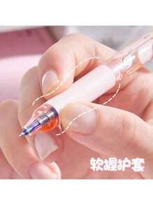 3pcs Hello Kitty & Kuromi Gel Pens With Erasers, 0.5mm Fine Tip, Smooth Writing, Suitable For Home, School And Office - Plastic, Ruled, 14+ Years Old - Ideal For Journaling, Featherless - Mother's Day Gift, Black And Blue Back To School Supplies, Cute School Supplies