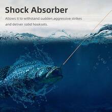 RUNCL PowerMono - Línea de pesca monofilamento 300/500/1000 yardas - Máxima fuerza, amortiguador, suspensión en agua, amigable con nudos, línea de pesca overol de 3 a 35 libras, baja y alta - C - Oro - Ver 10