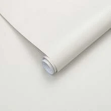 1 Roll Solid Color Premium PVC Self-Adhesive Wallpaper, Waterproof & Moisture-Proof Home Decor Wallpaper, Removable And Reusable Wallpaper For Bedroom, Living Room, Kitchen, Bathroom, Office Wall Paper Wall Stickers Room Decor Wall Decor Living Room Decor - Beige - View 2