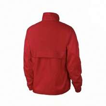 Nike Unisex Zip-Up Long Sleeve Stand Collar Casual Sports Windbreaker Jacket AR2239-657 - Red - View 2