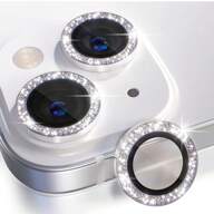 Kameraobjektiv-Schutz für iPhone 11/12/13/14/15/16/17 Pro Max, glänzende Dekoration, ultraklar gehärtetes Glas-Cover, Metall-Objektivschutzring-Zubehör, glänzendes Titan