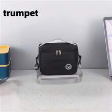 1 pezzo Nuova borsa termica con design senza mani e a prova di perdite, riutilizzabile, adatta per lavoro, campeggio, viaggi, con opzioni multiple per il trasporto, senza contatto con gli alimenti, per il ritorno a scuola, borsa da trasporto da esterno