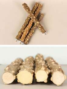 2/3/5 Pcs Bird Perch 10 Cm Natural Thorn Wood Parrot Claw Grinding Stick Cage Platform Toy Cage Accessories Suitable For Tiger Parrots, Long-Tailed Parrots, Cockatoos, Lovebirds