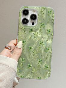 1 قطعة غطاء هاتف مصنوع من الريش بتصميم ورقي متوافق مع هواتف آيفون 11 12 13 14 برو ماكس 15 16 برو ماكس، مقاوم للماء والصدمات ومقاوم للخدش