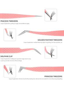 4pcs/2pcs/1pc Professional High-Quality High-Precision Stainless Steel Eyebrow, Eyelash Tweezers, Suitable For Facial Hair, Ingrown Hair, Eyelash Extension, Eyelash Lift, Eyebrow Grooming Beauty Tools